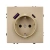 Механизм розетки с USB зарядкой SCT-NOBE-MUAC-SFPL-GD (230V, 16A) (Arlight, Золотой песок)