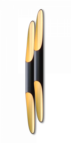 Настенный Penne Duo 1100x160 GU10 36Вт 3000К Black/Gold