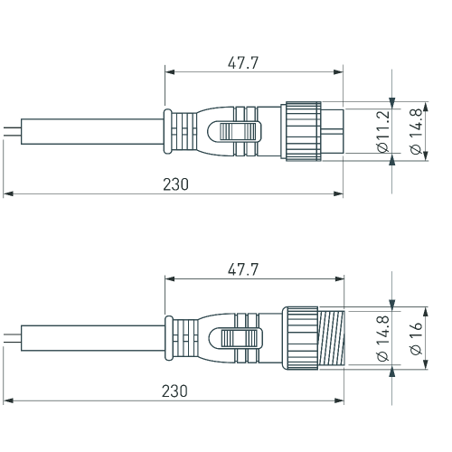 Коннектор подключения ARL-LINE-4pin (DMX512) (Arlight, Закрытый)