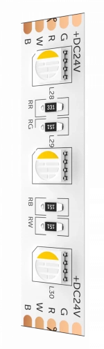 Светодиодная лента Geniled GL-60SMD5050 24В 14,4Вт/м 12x5000 RGBW 4000К IP33