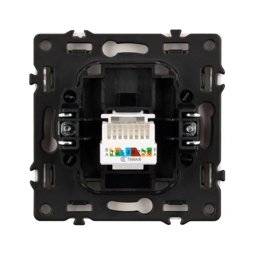 ARL NOBE Розетка компьютерная софт-тач белый кварц SCT-MPC1-SFPL-WH (RJ-45, CAT6) (Arlight, -)
