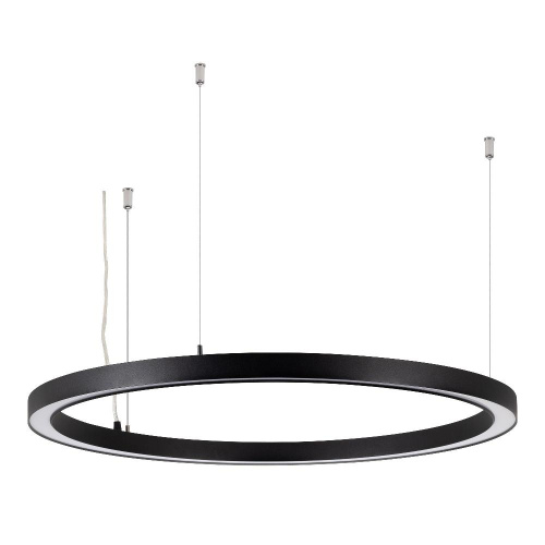 Светильник SP-CIRCLE-HANG-O3535-D1000-60W Warm3000 (RAL9005, 120 deg, 230V) IP40 LED (Arlight, Алюминий)