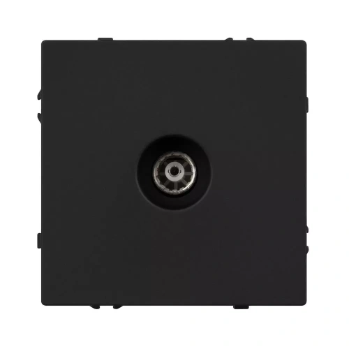Механизм телевизионной розетки SCT-NOBE-MTV1-SFPL-BK (Arlight, Черный оникс)