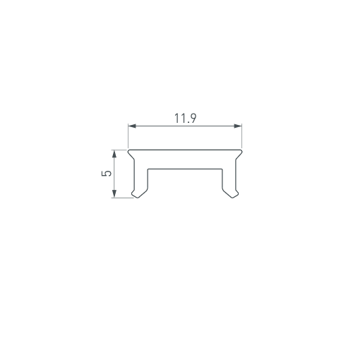 Экран FANTOM-W12-5000 SILICONE (Arlight, Силикон)