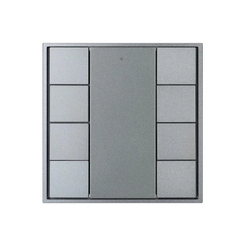 INTELLIGENT ARLIGHT Кнопочная панель DALI-201-23-8K-D2-IN Silver (BUS, Frame) (IARL, IP20 Металл, 3 года)