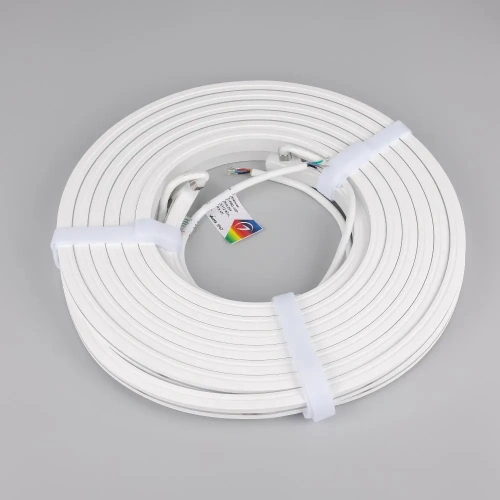Лента герметичная MOONLIGHT-PRO-TOP-X336-13x12mm 24V RGBW-Day (12 W/m, IP67, 10m, wire x2) (Arlight, Вывод боковой, 5 лет)