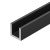 Профиль П-образный TECH-1010-3000 BLACK (Arlight, Алюминий)