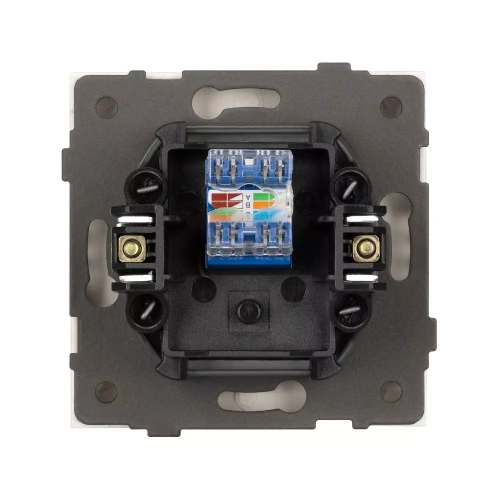 Механизм компьютерной розетки SCT-TENDO-MPC1-PL-GD (RJ-45, CAT6) (Arlight, Песочный)