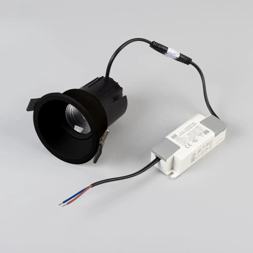 Светильник MS-FLOW-BUILT-R85-6W Warm3000 (BK, 55 deg, 230V) (Arlight, IP20 Металл, 5 лет)