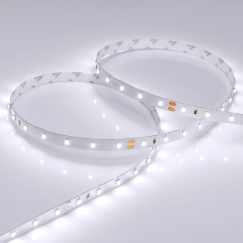 Лента RT 2-5000 24V White6000 (3528, 300 LED, LUX) (Arlight, 4.8 Вт/м, IP20)