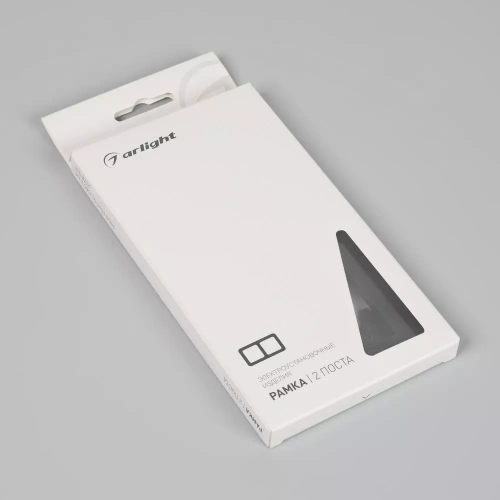 Рамка алюминиевая FRM-AKIRY-SFAL-2-BK (Arlight, -)