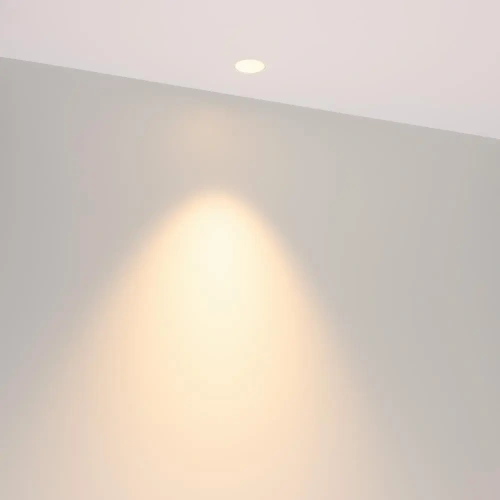 Светильник MS-INVISIO-TRIMLESS-R35-5W Warm2700 (WH-WH, 36 deg, 230V) (Arlight, IP54 Металл, 5 лет)