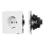 Механизм электрической розетки SCT-TENDO-MEU1-PL-WH (230V, 16A) (Arlight, Белый)