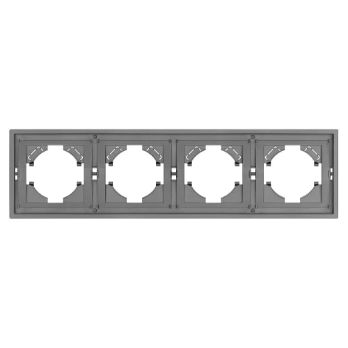 Рамка пластиковая FRM-TENDO-PL-4-GR (Arlight, Графитовый)