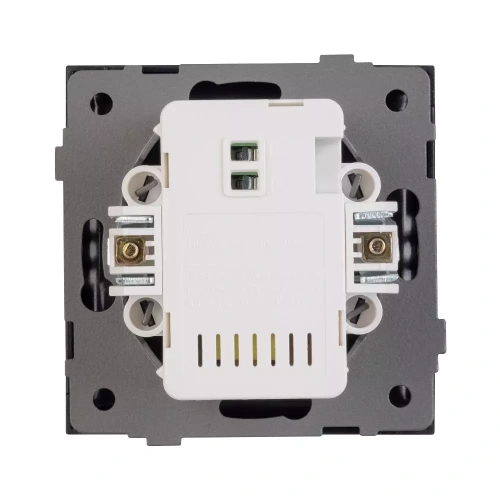Механизм USB розетки SCT-TENDO-MUAC-SFPL-BK (5V, 3A, QC3) (Arlight, Матовый черный)