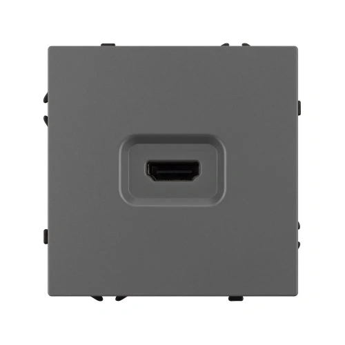 ARL NOBE Розетка HDMI софт-тач серый базальт SCT-MHD1-SFPL-GR (Arlight, -)