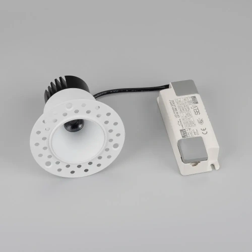 Светильник MS-INVISIO-TRIMLESS-R55-15W Day4000 (WH-WH, 36 deg, 230V) (Arlight, IP54 Металл, 5 лет)