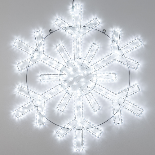 Фигура ARD-SNOWFLAKE-M11-1250x1200-604LED White (230V, 36.5W) (Ardecoled, IP65)