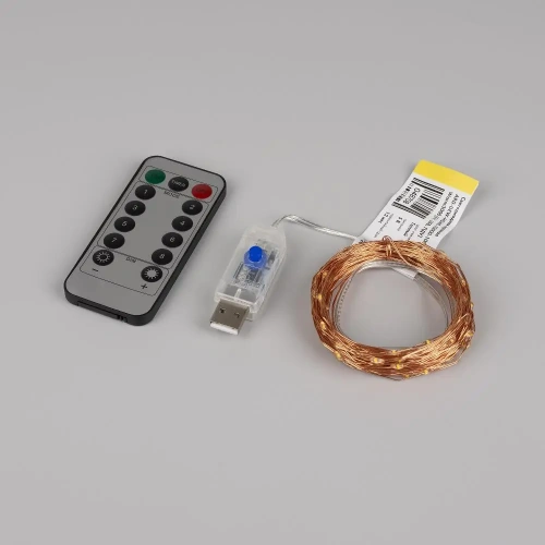 Светодиодная гирлянда ARD-DEW-HOME-10000-100LED-LIVE Warm3000 (5V, USB, ПДУ) (Ardecoled, IP20)
