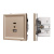 Механизм USB розетки SCT-TENDO-MUAC-PL-GD (5V, 3A, QC3) (Arlight, Песочный)