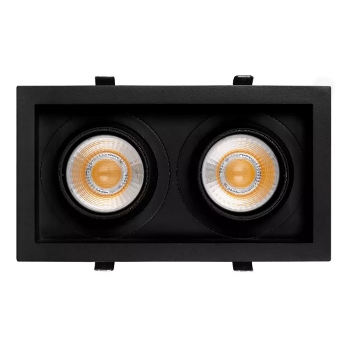 Светильник MS-VORTEX-BUILT-S250x140-2x30W Warm3000 (BK-BK, 30 deg, 230V) (Arlight, IP20 Металл, 5 лет)