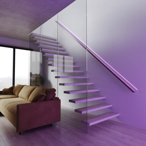 Светодиодная лента Geniled GL-320SMD3535 СОВ 24В 9Вт/м 5x5000 Violet IP33