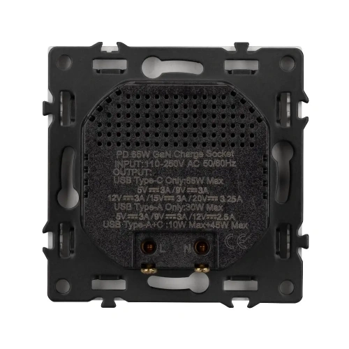ARL NOBE USB Розетка тип A+C софт-тач белый кварц SCT-MUAC-SFPL-FC-WH (65W, QC3) (Arlight, -)