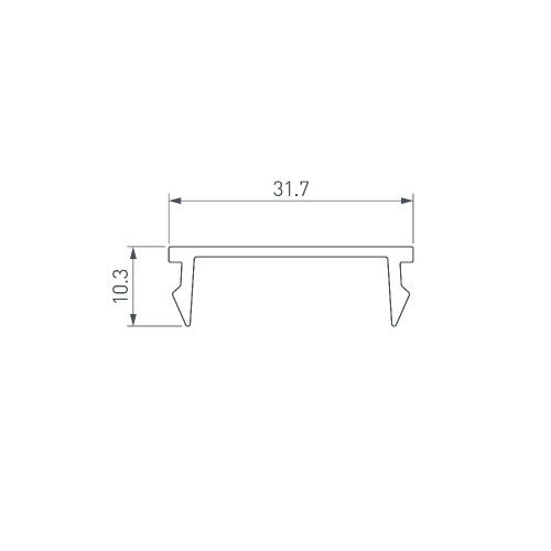 Экран LINE-S-W32-3000 OPAL  (Arlight, Пластик)