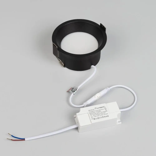 Светильник MS-BREEZE-BUILT-R104-12W Warm3000 (BK, 85 deg, 230V) (Arlight, IP20 Металл, 5 лет)