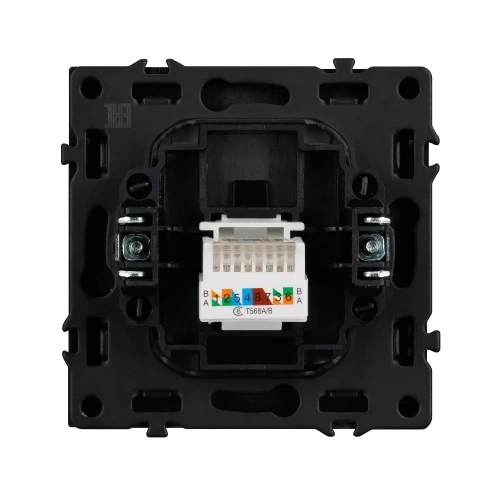 ARL NOBE Розетка компьютерная софт-тач серый базальт SCT-MPC1-SFPL-GR (RJ-45, CAT6) (Arlight, -)