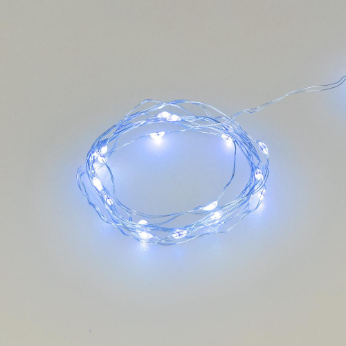 Светодиодная гирлянда ARD-DEW-HOME-2000-CLEAR-20LED-STD Blue (3V, Battery Pack) (Ardecoled, IP20)