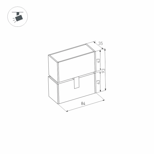 Светильник MAG-LASER-FOLD-45-S84-3W Day4000 (BK, 15 deg, 24V) (Arlight, IP20 Металл, 3 года)