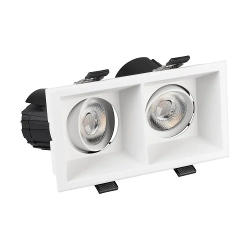 Светильник MS-FLOW-BUILT-S157x85-2x12W Day4000 (WH, 38 deg, DALI2, 230V) (Arlight, IP20 Металл, 5 лет)