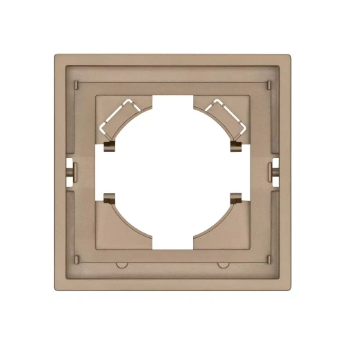 Рамка пластиковая FRM-TENDO-PL-1-GD (Arlight, Песочный)