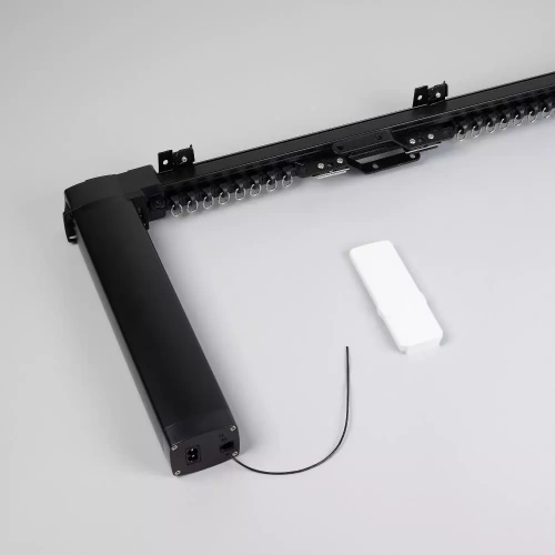 Карниз для штор с электроприводом CNK-M1-TY-RF-2M-BK (Arlight, IP20 Металл, 5 лет)