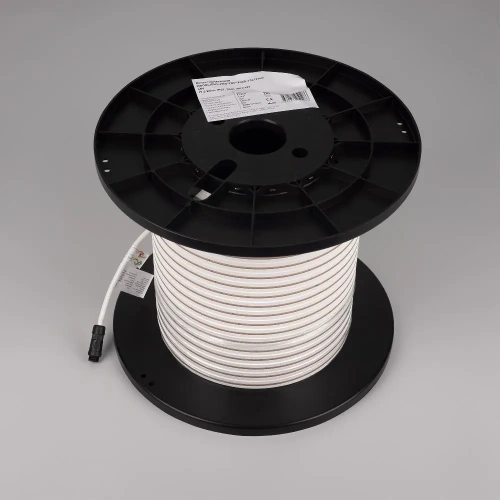 Лента герметичная MOONLIGHT-PRO-TOP-X320-13x12mm 48V Day4000 (9.6 W/m, IP67, 30m, wire x2) (Arlight, Вывод боковой, 7 лет)