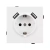 Механизм розетки с USB зарядкой SCT-TENDO-MUAA-SFPL-WH (230V, 16A) (Arlight, Матовый белый)