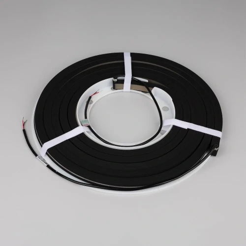 Лента герметичная NOVA-TOP-BLACK-A120-16x15mm 24V Warm3500 (10 W/m, IP67, 2835, 5m, wire x2) (Arlight, Вывод боковой, 5 лет)