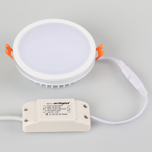 Светодиодная панель LTD-115SOL-15W Day White (Arlight, IP44 Пластик, 3 года)