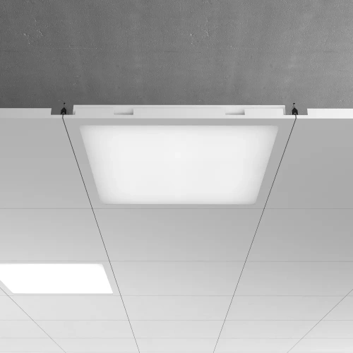 Clip-In Standart 600x600x60 40Вт 4000К 90Ra IP54 Матовое закаленное стекло
