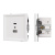 Механизм USB розетки SCT-TENDO-MUAC-SFPL-WH (5V, 3A, QC3) (Arlight, Матовый белый) Механизм USB розетки SCT-TENDO-MUAC-SFPL-WH (5V, 3A, QC3) (Arlight, Матовый белый)