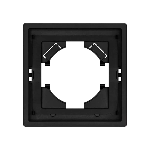 Рамка пластиковая FRM-TENDO-SFPL-1-BK (Arlight, Матовый черный)