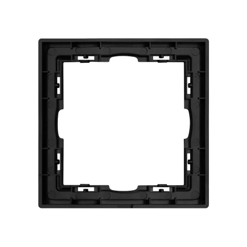 Рамка пластиковая FRM-NOBE-SFPL-1-BK (Arlight, Черный оникс)
