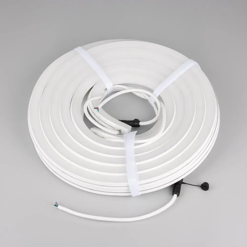 Лента герметичная MOONLIGHT-PRO-SIDE-X336-20x20mm 24V RGBW-Warm (12 W/m, IP67, 10m, wire x2) (Arlight, Вывод боковой, 5 лет)