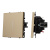 ARL NOBE Выключатель 1 кл подсветка софт-тач золотой песок SWT-MK01-SFPL-L-GD (250V, 10A) (Arlight, -)