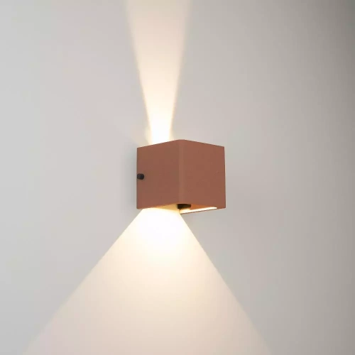 Светильник LGD-PERAN-WALL-S120x120-6W Warm3000 (Beige red, 0-80 deg, 230V) (Arlight, IP65 Бетон, 3 года)